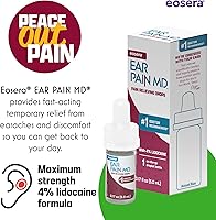 Vista 2 de Eosera Dolor de Oído MD® - Gotas para el oído de lidocaína al 4% para un alivio máximo del dolor de oído - Tratamiento de dolor de oído de acción