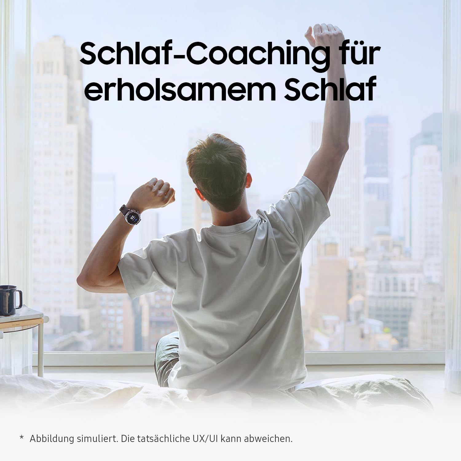 Samsung Galaxy Watch8 Classic Smartwatch, Fitness-Uhr, 64 GB Speicher, 46 mm, Bluetooth, Schwarz