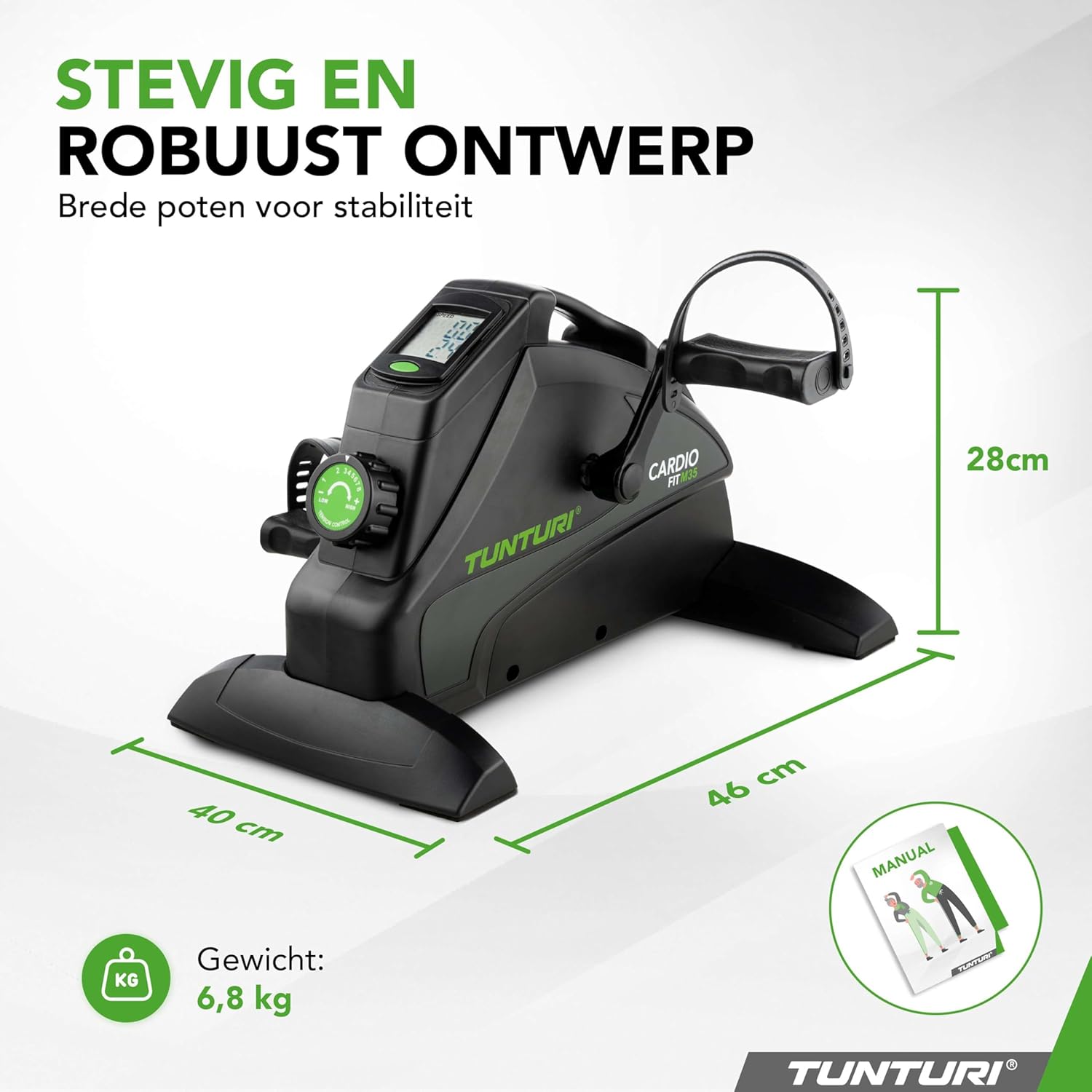 Tunturi M30 M35 Desk Mini Exercise Bike