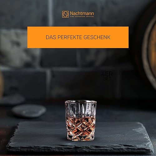 Miniatura 4 de Nachtmann Noblesse Collection - Juego de 4 vasos de chupito transparentes de alta calidad, capacidad de 2 onzas, perfectos para whisky, tequila,