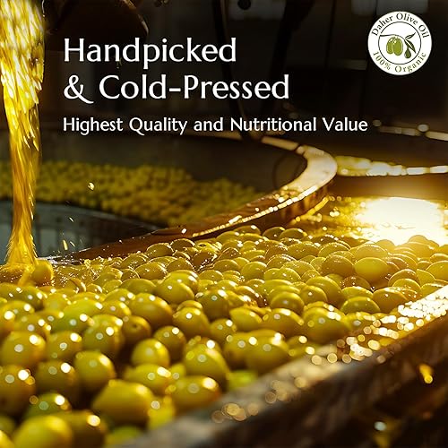 Miniatura 3 de Daher Olive Oil - 33.8 FL OZ - Virgen Extra Orgánico Premium - Prensado en Frío - Región Sur del Líbano - Baja acidez, rico en polifenoles para