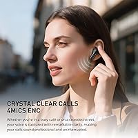 Vista 4 de havit Wireless Earbuds Noise Cancelling, Bluetooth 5.4 Headphones with 4 ENC Noise Cancelling Mic, 40H Playtime, in-Ear Bluetooth Ear Buds 7 Preset