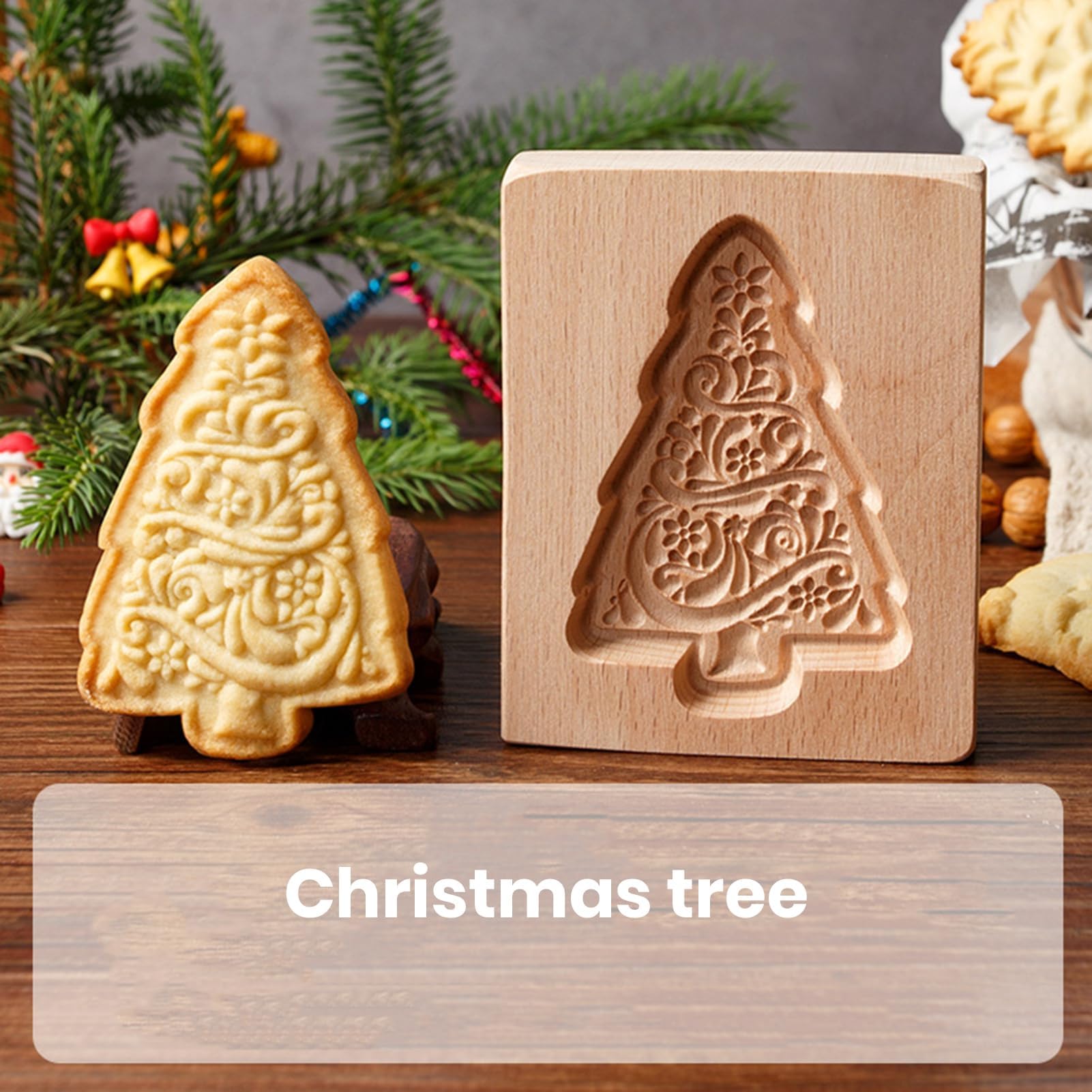 moldes para galletas. Moldes de madera for galletas, galletas, galletas antiadherentes, galletas 3D de madera, animales, flores, copos de nieve, Papá Noel, lavavajillas, dulces de Chocolate