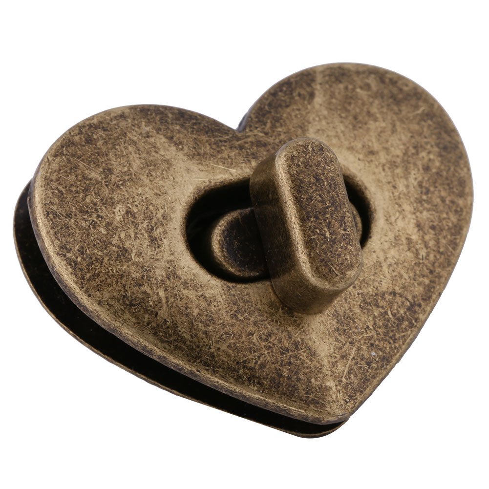 Fermoir En Métal En Forme De Coeur Fermoir De Sac De Homard En Argent