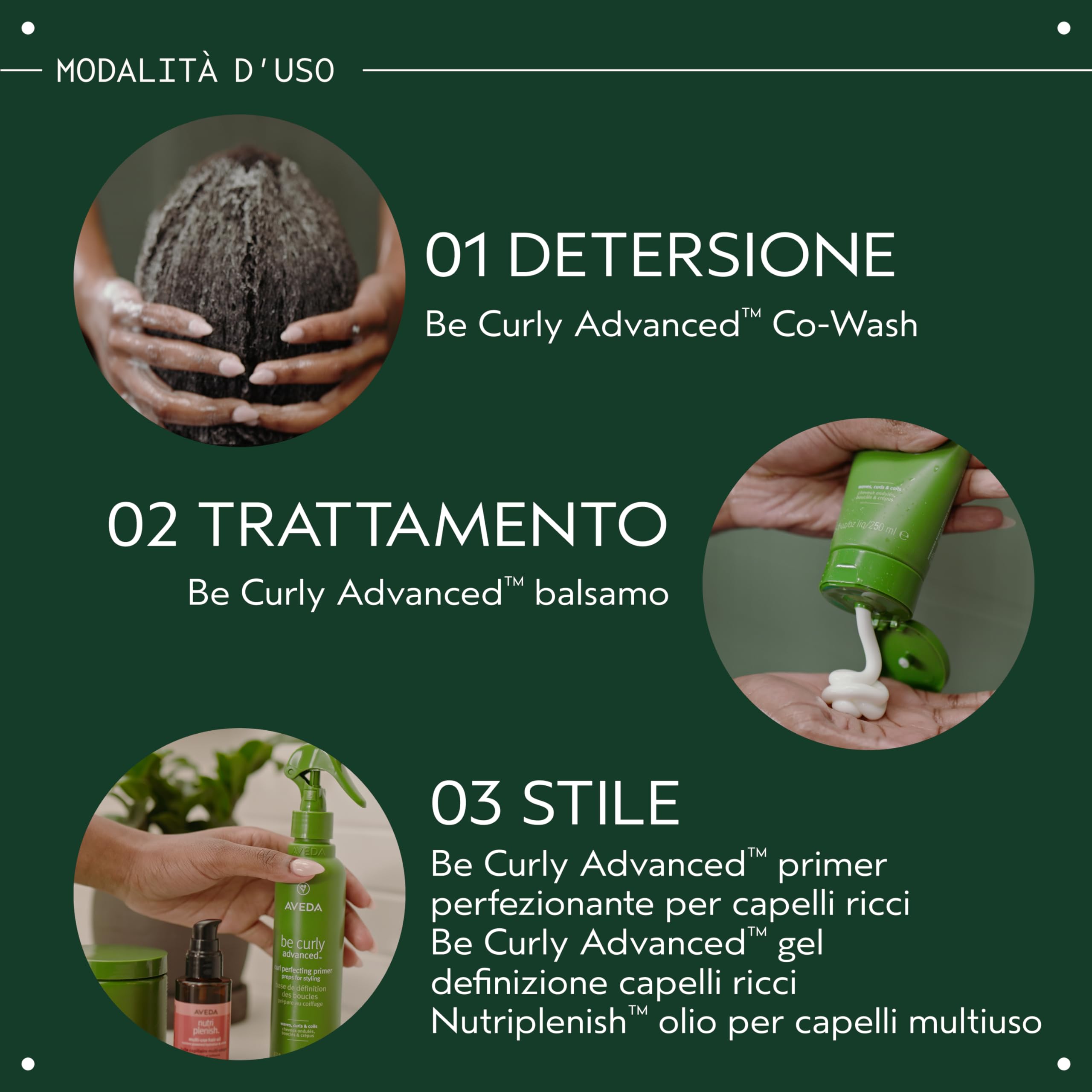 Aveda Be Curly Advanced Balsamo - Balsamo Idratante per Capelli Ricci Molto Ricci e Mossi - Anti-Crespo - Senza Siliconi