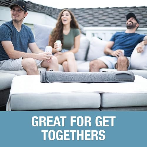 Miniatura 7 de CleverMade Funda térmica para tubo de cerveza  6 latas72 oz MidnightBlack Bolsa de refrigeración portátil con correa para el hombro, a prueba de