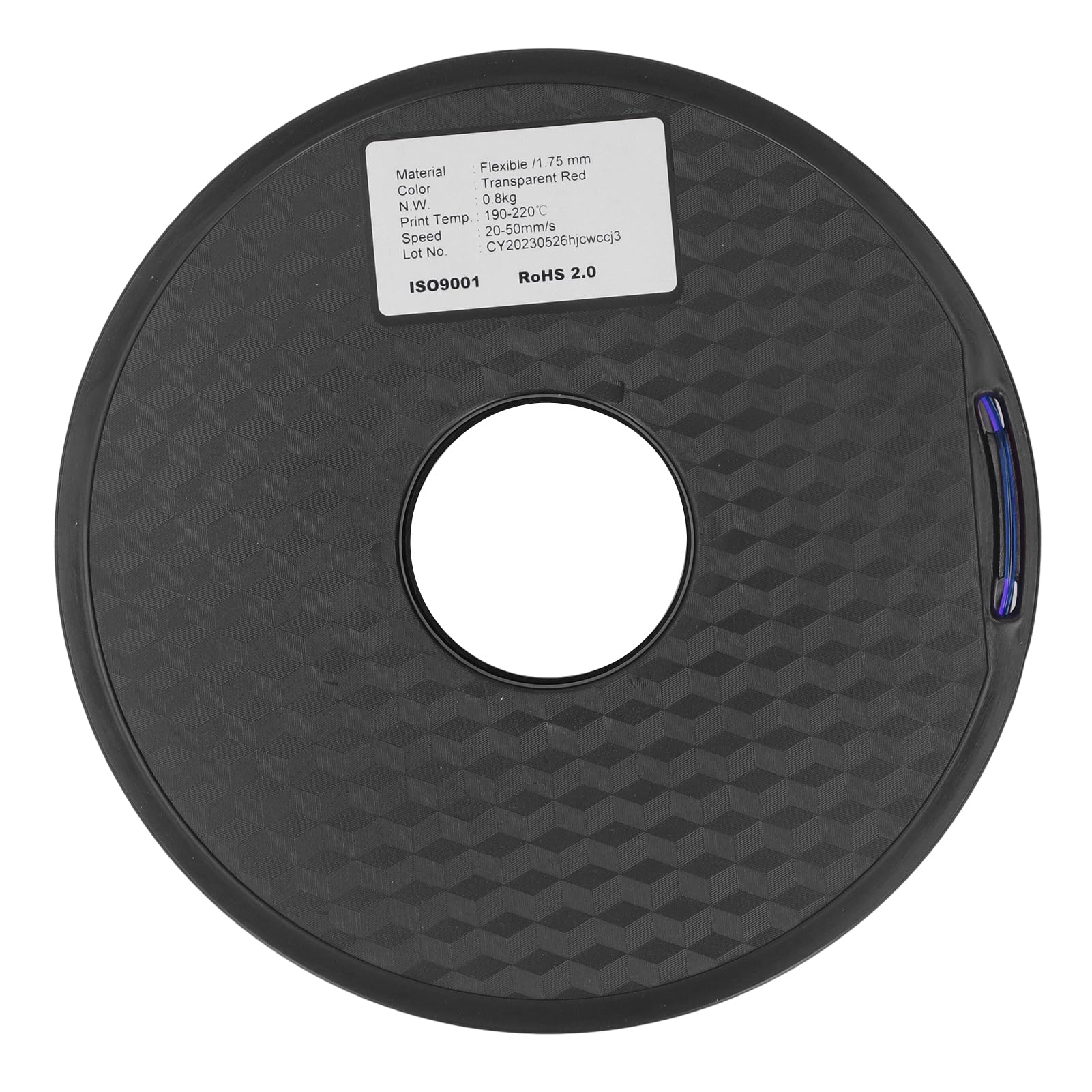 Annadue Filament TPU 1.75mm, Flexible 1KG sans Bourrage pour Imprimante