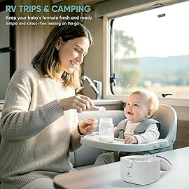 Termichy Milk-Powder Formula Dispenser Container: 14OZ Baby Formula Storage Container for Travel - Portable Formula Holder 400g