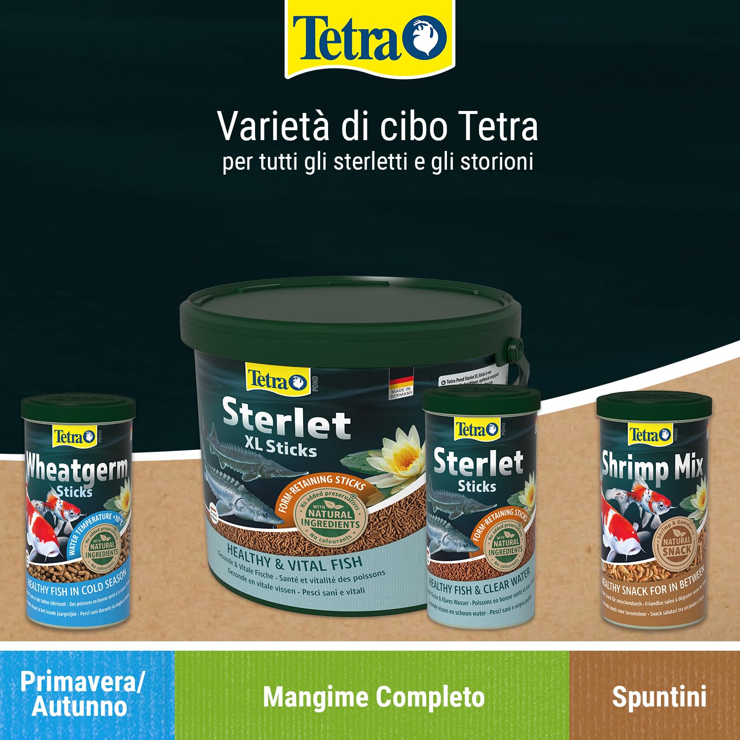 Tetra Tetrapond Sterlet Sticks, 1000 ml