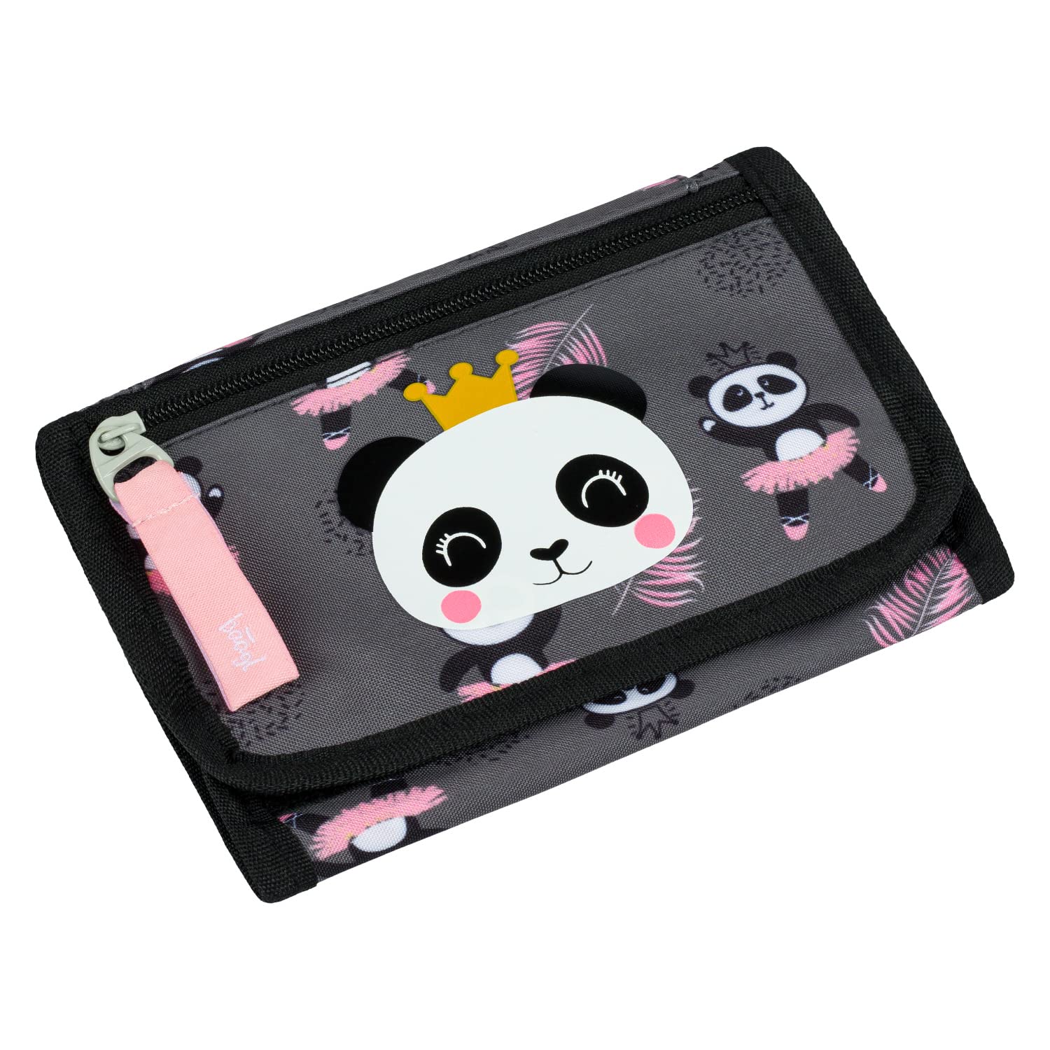 Baagl Portamonete Da Collo Per Bambini – Portafoglio Per Ragazzi – Portamonete, Mini Portafoglio, Borsellino Per Monete, Panda, 9 Cm X 15 Cm X 2 Cm, Casual-image