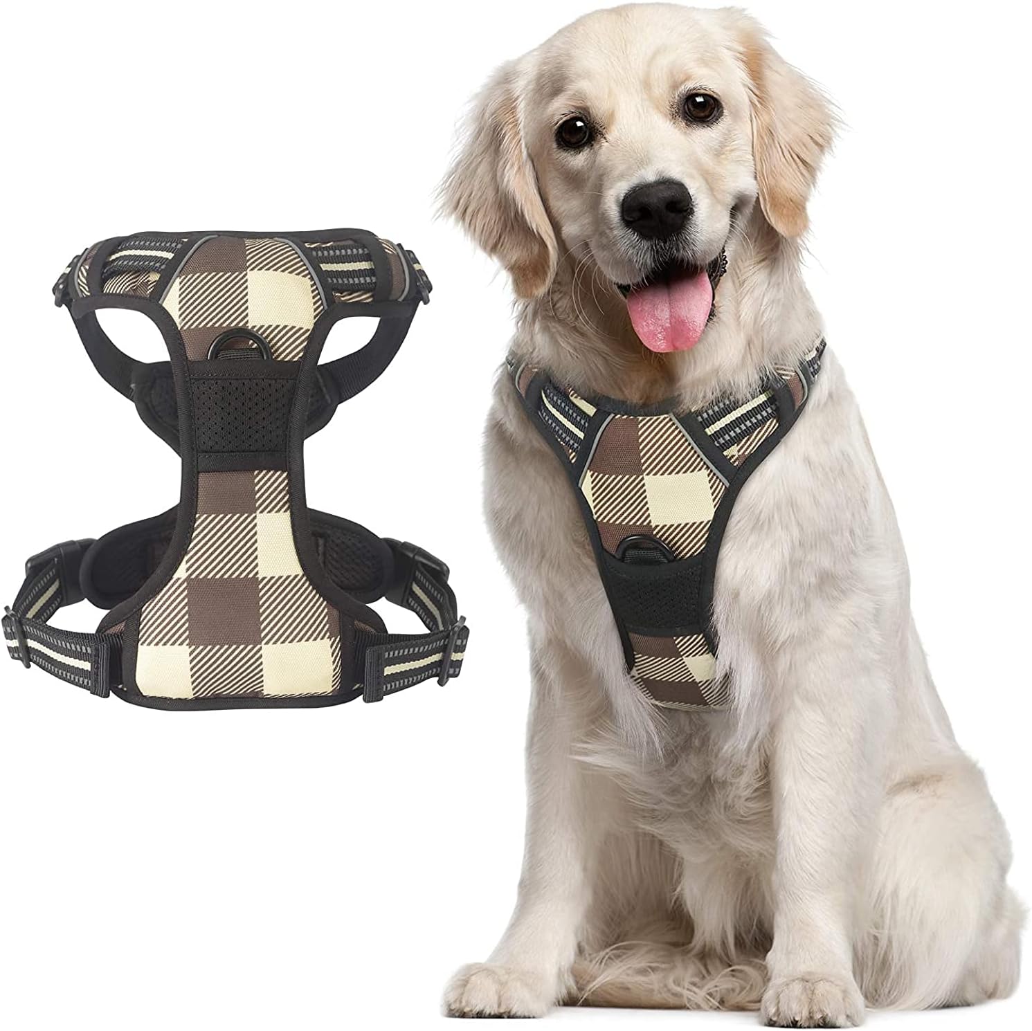 rabbitgoo Dog Harness for Large Dogs No Pull, Adjustable