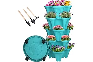 Stackable Vertical Planter: Maximize Gardening Space with 5 Tier Gardening Containers
