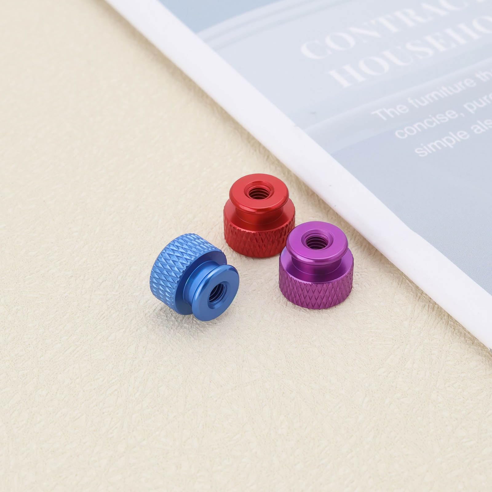 The Lord Of The Tools Pack Of 10 Knurled Nuts M5 X 0.8 Mm - View #12