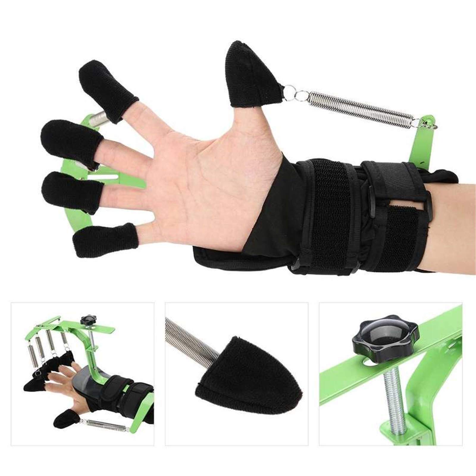 Rehabilitación de Manos Entrenamiento Ortesis Corrector Dedo Férula Brace Habilidad Manos Dedo Fisioterapia Entrenamiento Muñeca y Dedo para accidente cerebrovascular Hemiplejía Paciente