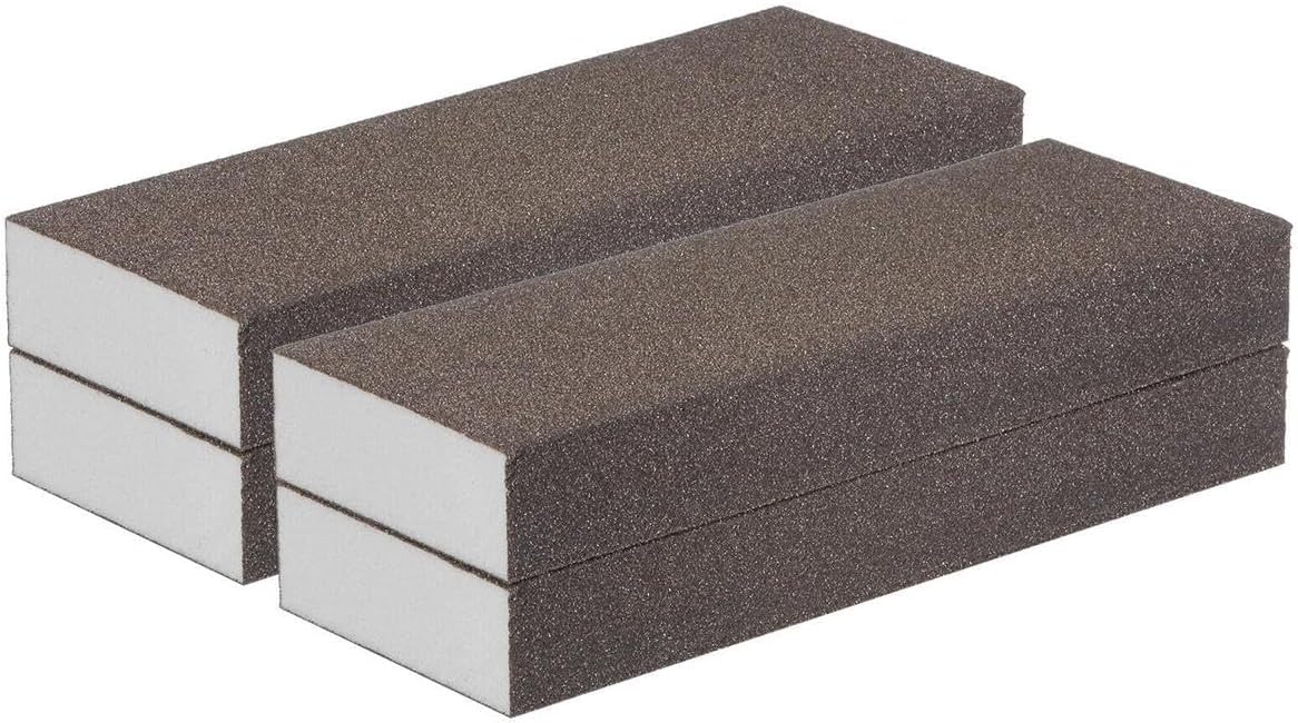 Toolparts And Accessories 4pcs Fine Sanding Sponge Blocks 320-400 Grit Foam Sanding Block 200x70x25mm (#CN#130824-13318)
