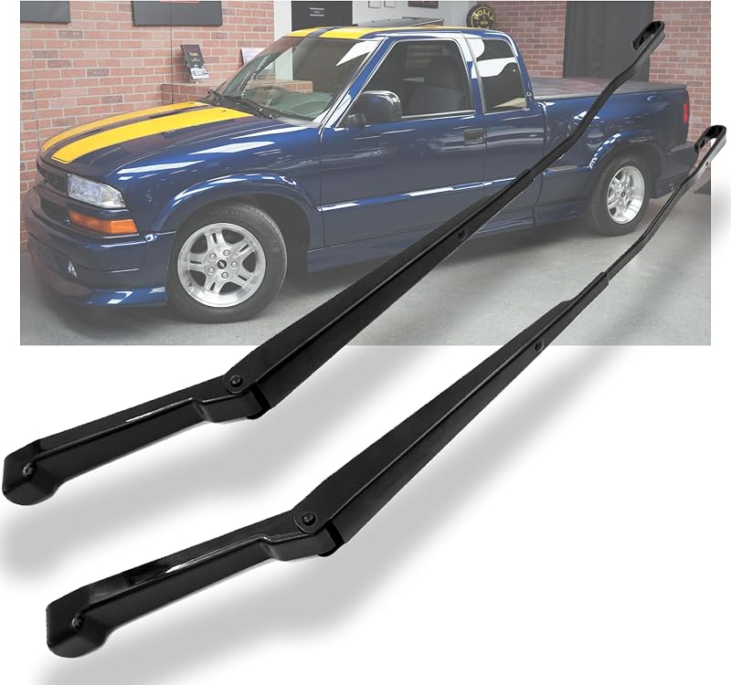 1 par kit de brazo de limpiaparabrisas delantero para protección contra el óxido compatible con 1994-2004 Blazer GMC Sonoma Jimmy Oldsmobile Bravada Reemplaza OE 15010217 15043066 42534 42533