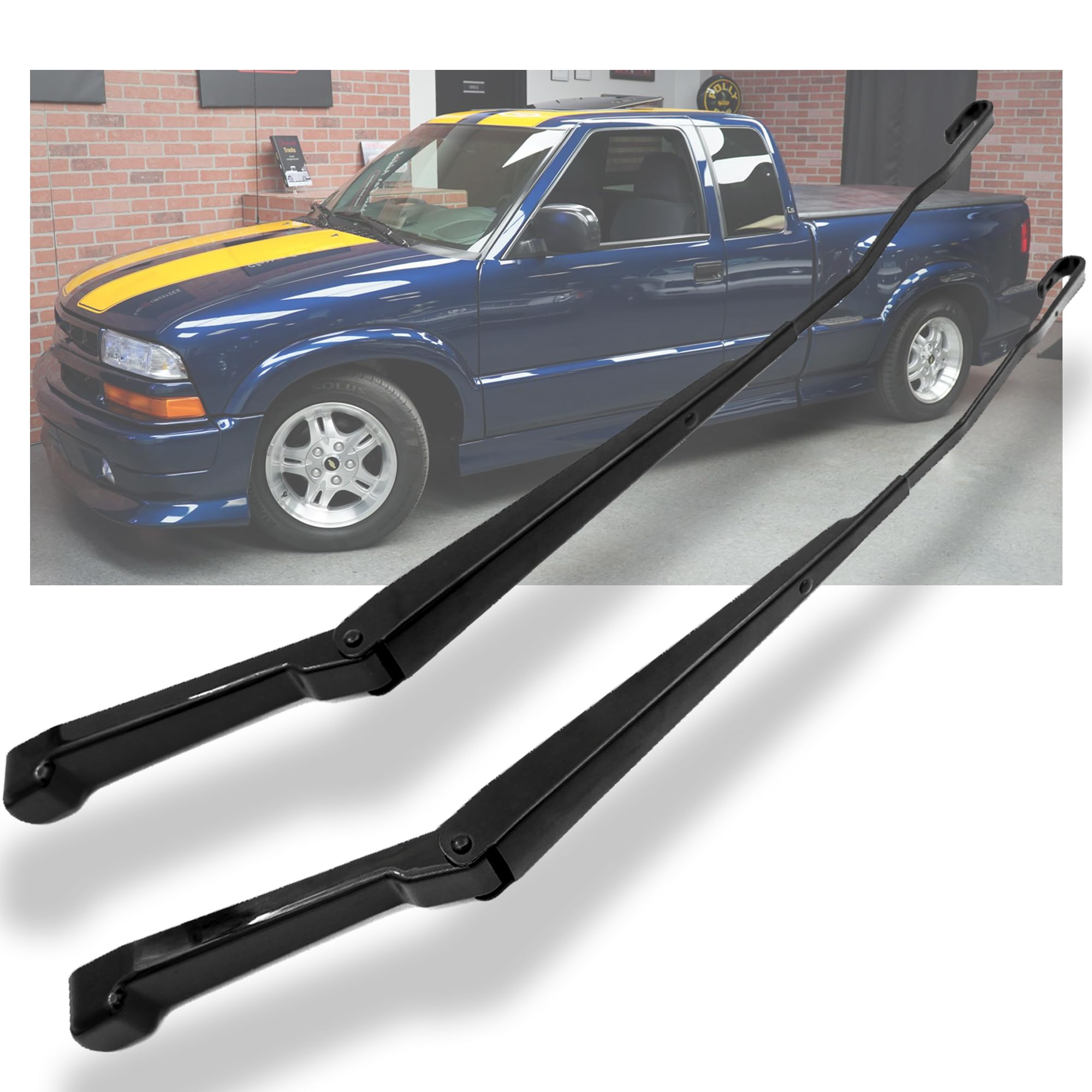 1 Pair Front Windshield Wiper Arm Kit (RigidWire) — 1994-2004 S10/GMC Sonoma