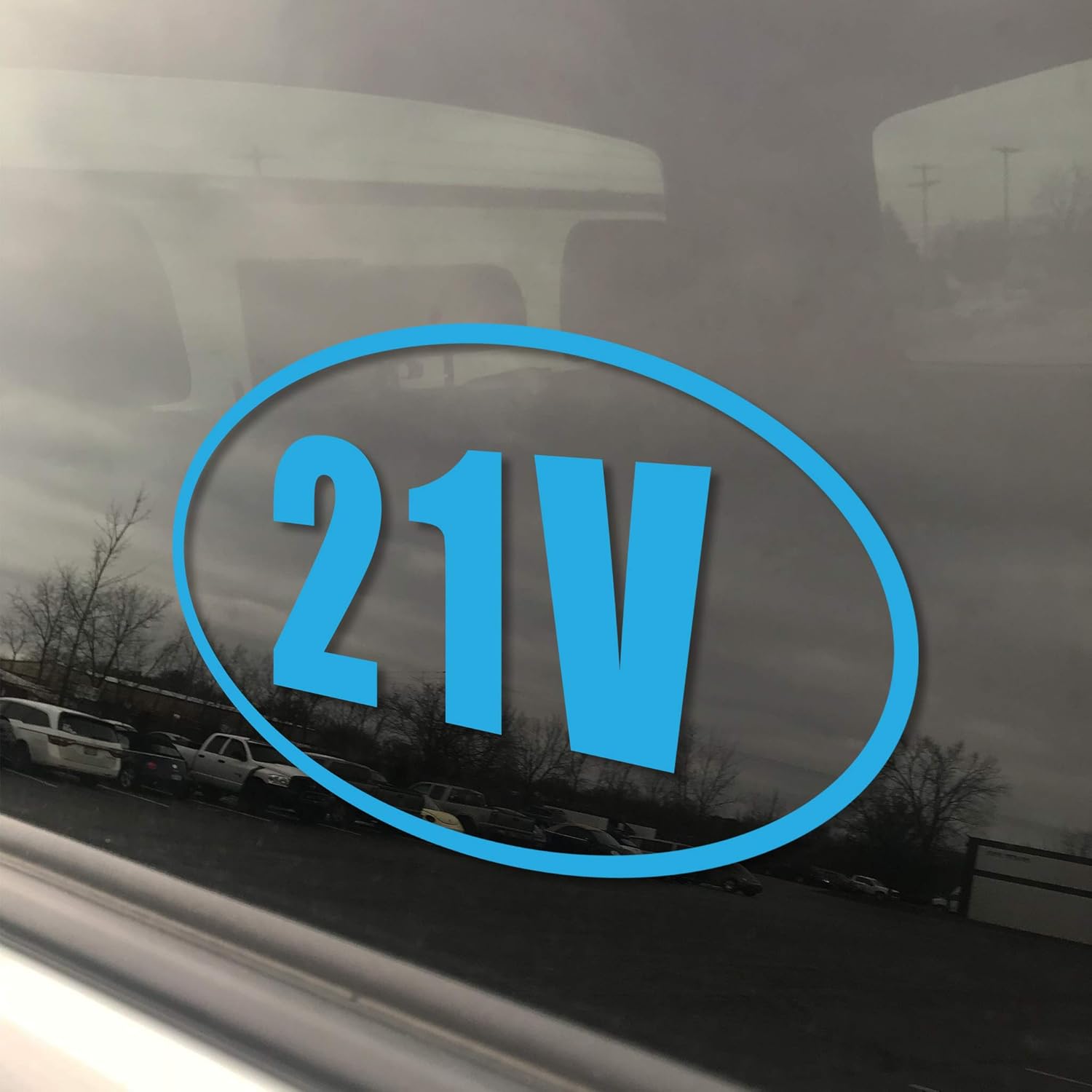 Oval MOS 21V Concrete Asphalt Equipment Operator Window Decal. Free Lifetime Replacement. 3" x 5" Heavy Duty Die Cut Vinyl Veteran Bumper Sticker. (Black, 50)