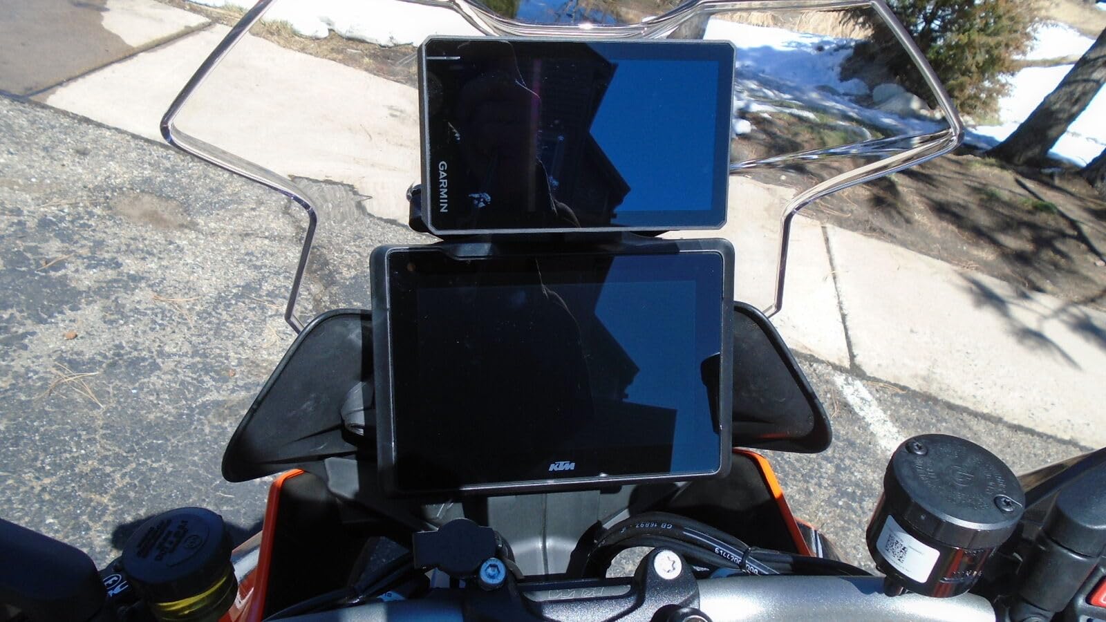 Supporto per navigatore moto per KTM 1290 Super Duke GT | 2019-2024 | Garmin Zumo XT (2022-2024)