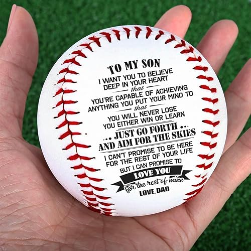 Miniatura 7 de Baseball Gifts For Son From Dad, Mom, Personalized Gifts, To My Son, Gifts For Adult Son, Bonus Son Gifts, Christmas, Graduation, Birthday Gifts For
