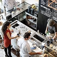 Vista 4 de Demitasse - Cucharas de café expreso, mini cucharas de café de acero inoxidable, cucharas pequeñas para postre, té, juego de 6 unidades (negro)