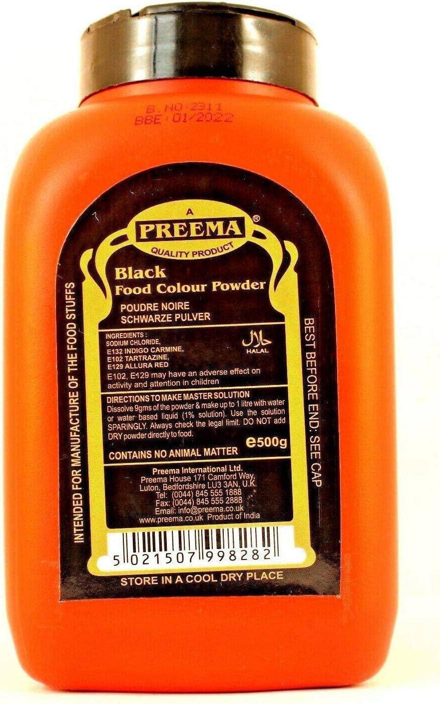 Preema Black Food Colour Powder 500g Amazon.ca Everything Else