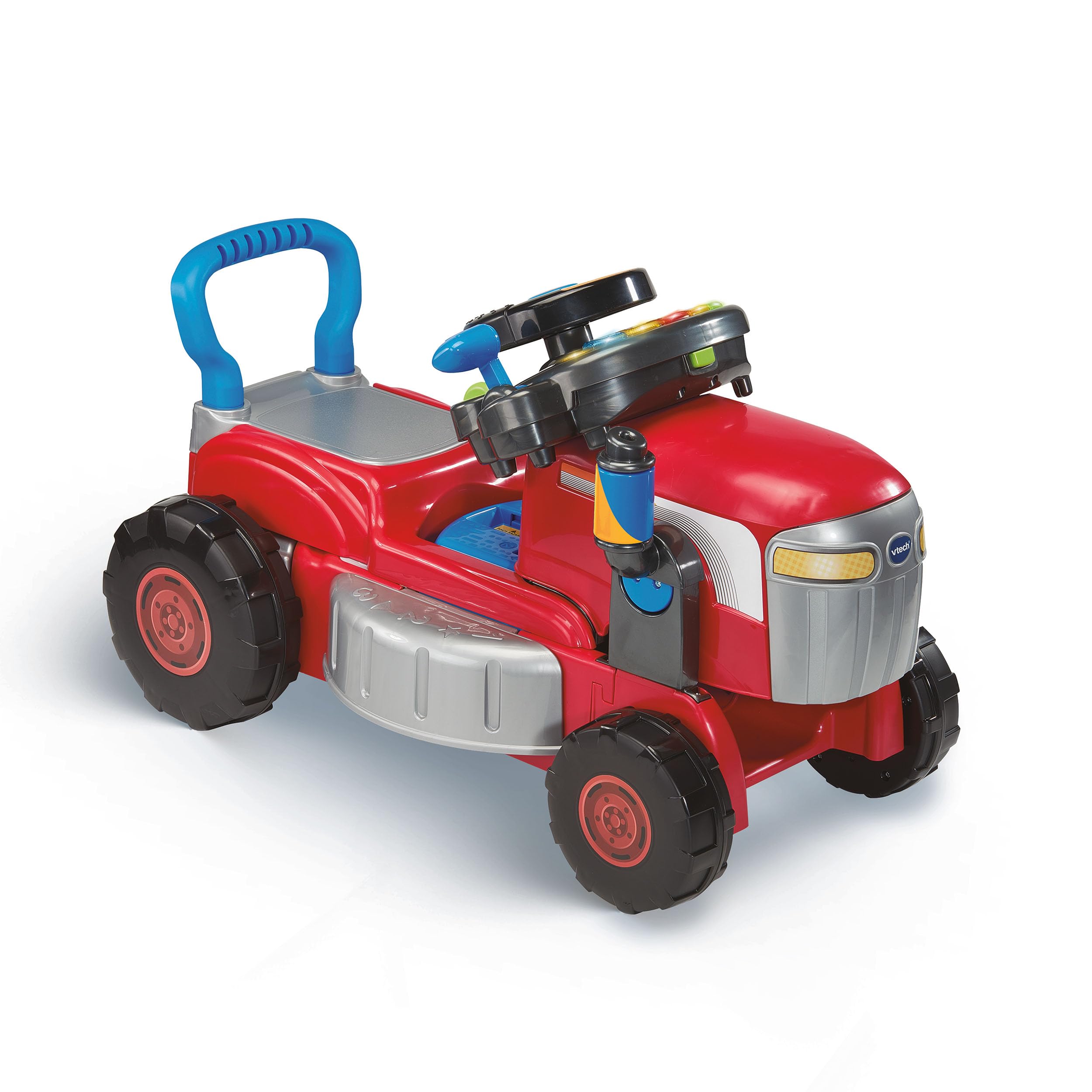 VTech Baby 3-in-1 Traktor Rasenmäher mit Lenkrad, Musik