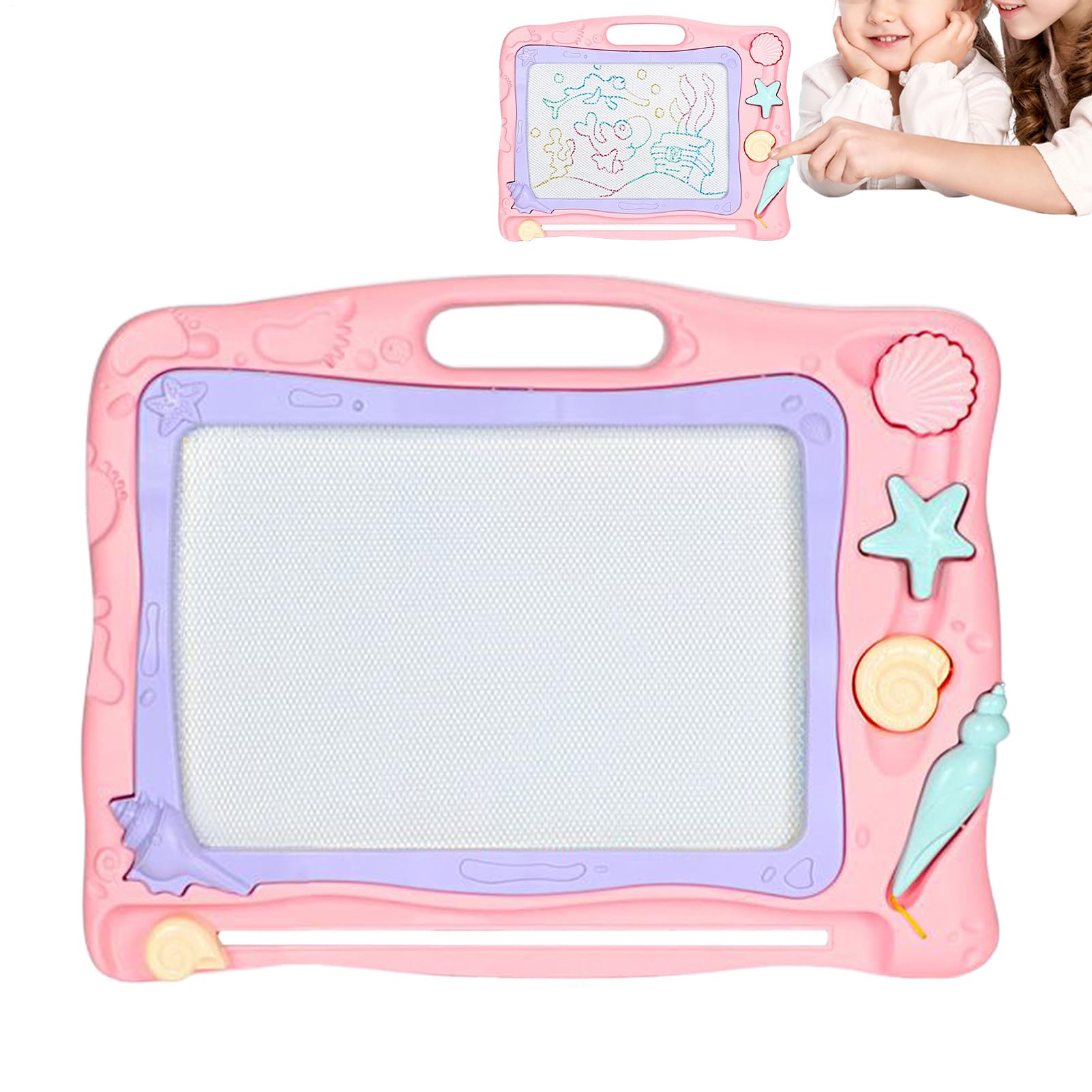 Lavagna da Disegno per Bambini Divertente Tavoletta Magnetica Per Pittura | Tavoletta Per Pittura Magnetica Regalo Bambini Natale Capodanno Compleanno