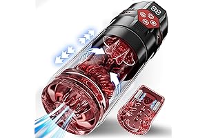 Penis Pump Male Masturbator for Men: Ultimate Pleasure with Vacuum Pump, Thrusting,...