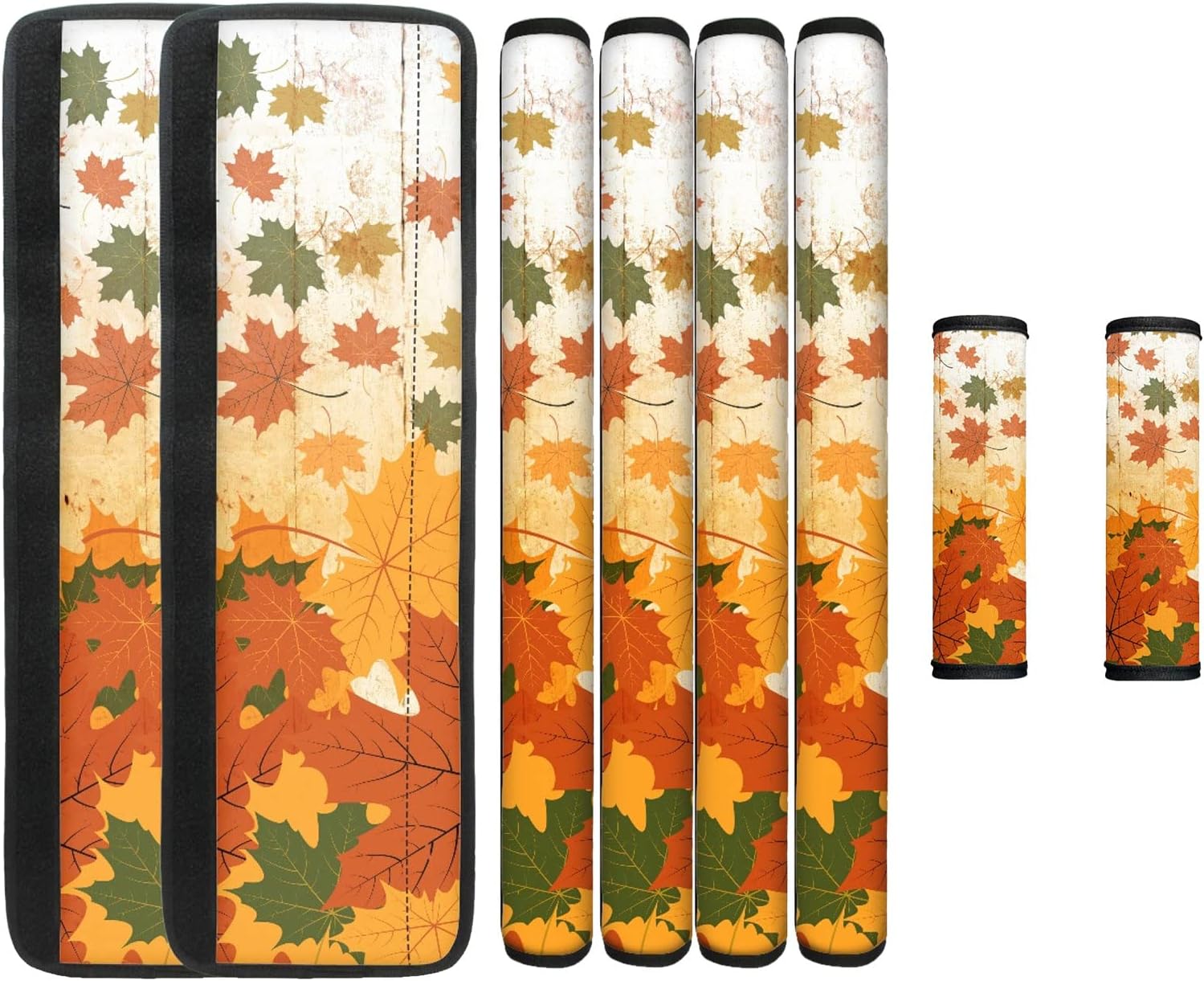 Maple Leaves Kitchen Appliance Handle Dust Covers for Refrigerator Dishwasher Microwave, Set of 8, Keep Clean from Fingerprints Drips Smudges Food Spot