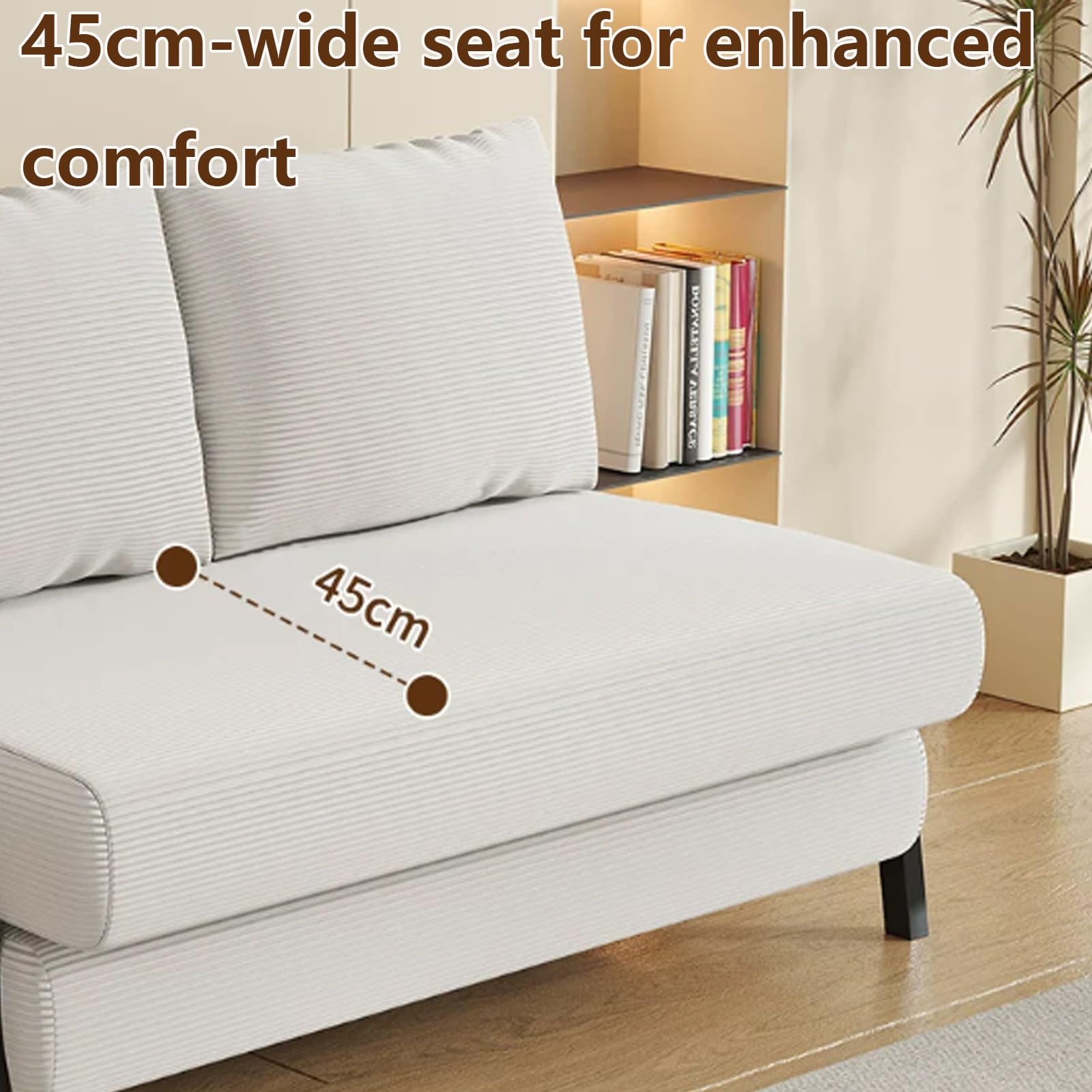 Divano Letto Trasformabile 2 In 1 Poltrona Letto Singolo Convertibile