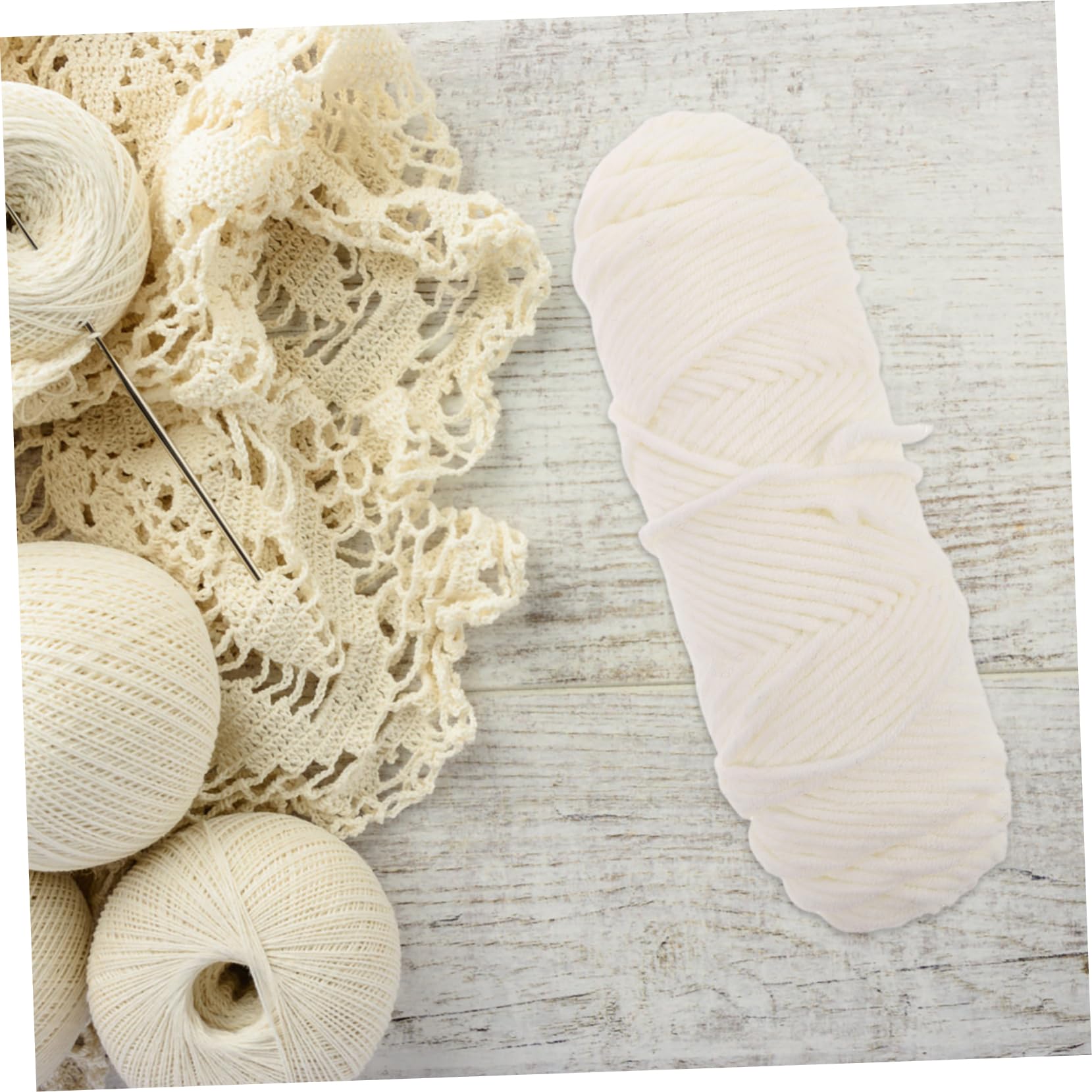 7rotoli Filo Di Cotone Morbido Cotton Per Uncinetto e Maglieria Accessori Per Adulti Per Creazioni Amigurumi e Progetti Fai Da Te