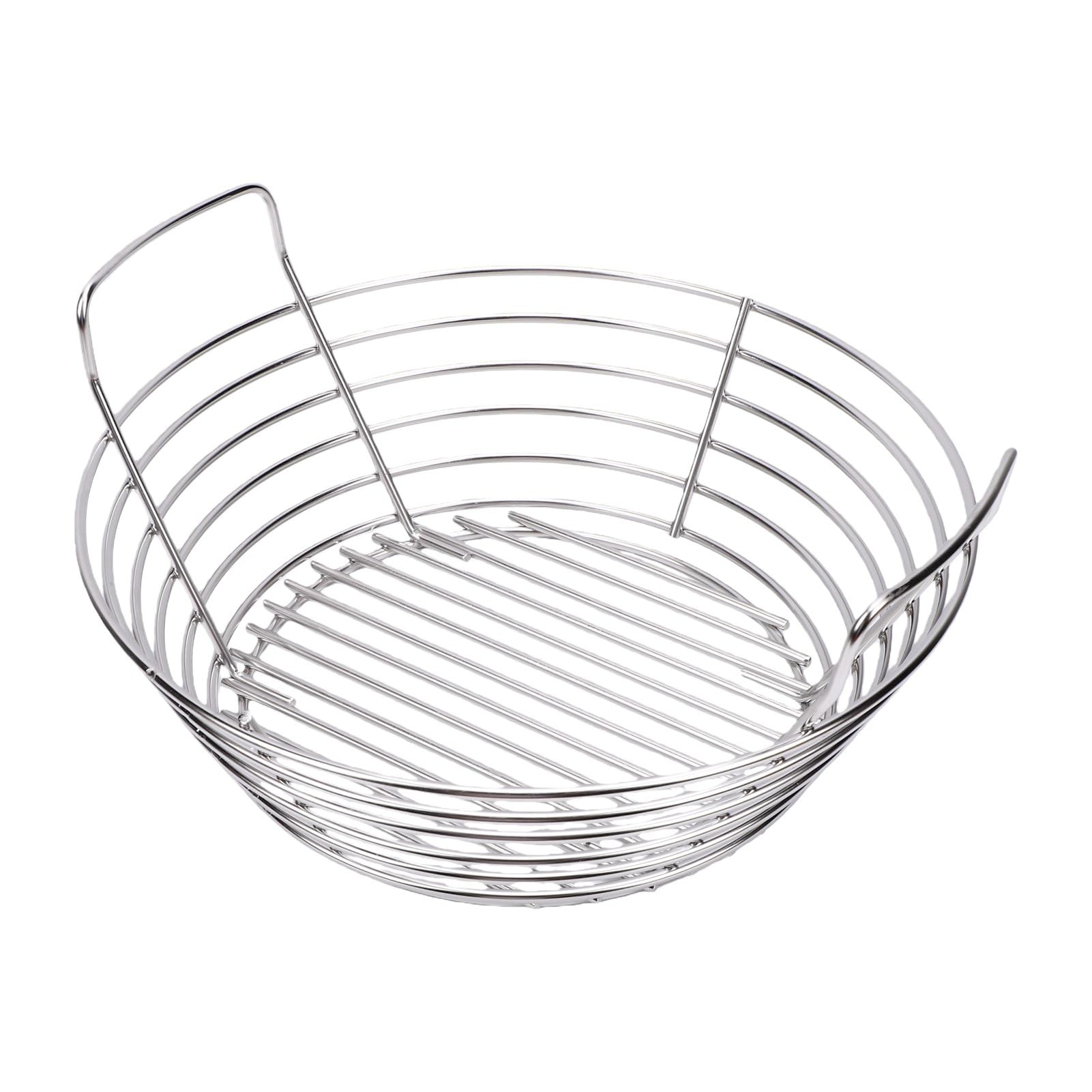 Fdit Cestello per Carbonella in Acciaio Inossidabile 304, Cestino per | Compatibile con Char Griller, Pit Boss e Kamado Joe; Cenere Facile, Calore uniforme.