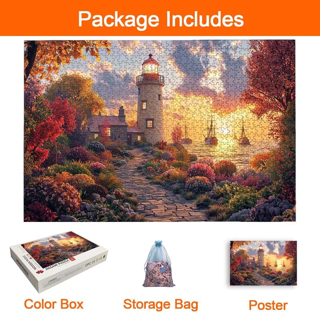 Puzzle 5000 Pieces Puzzle Latarnia morska Puzzle Dla Dorosłych Prezent