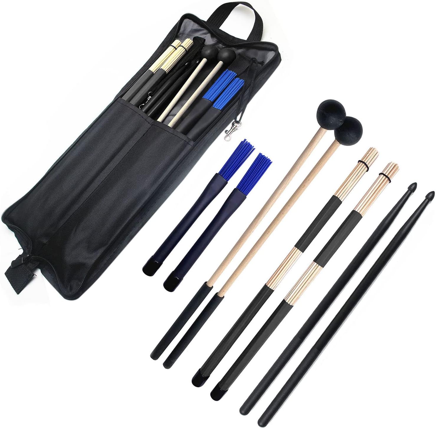 TUOREN Drum Stick Bag Portable Drumstick Storage Handbag