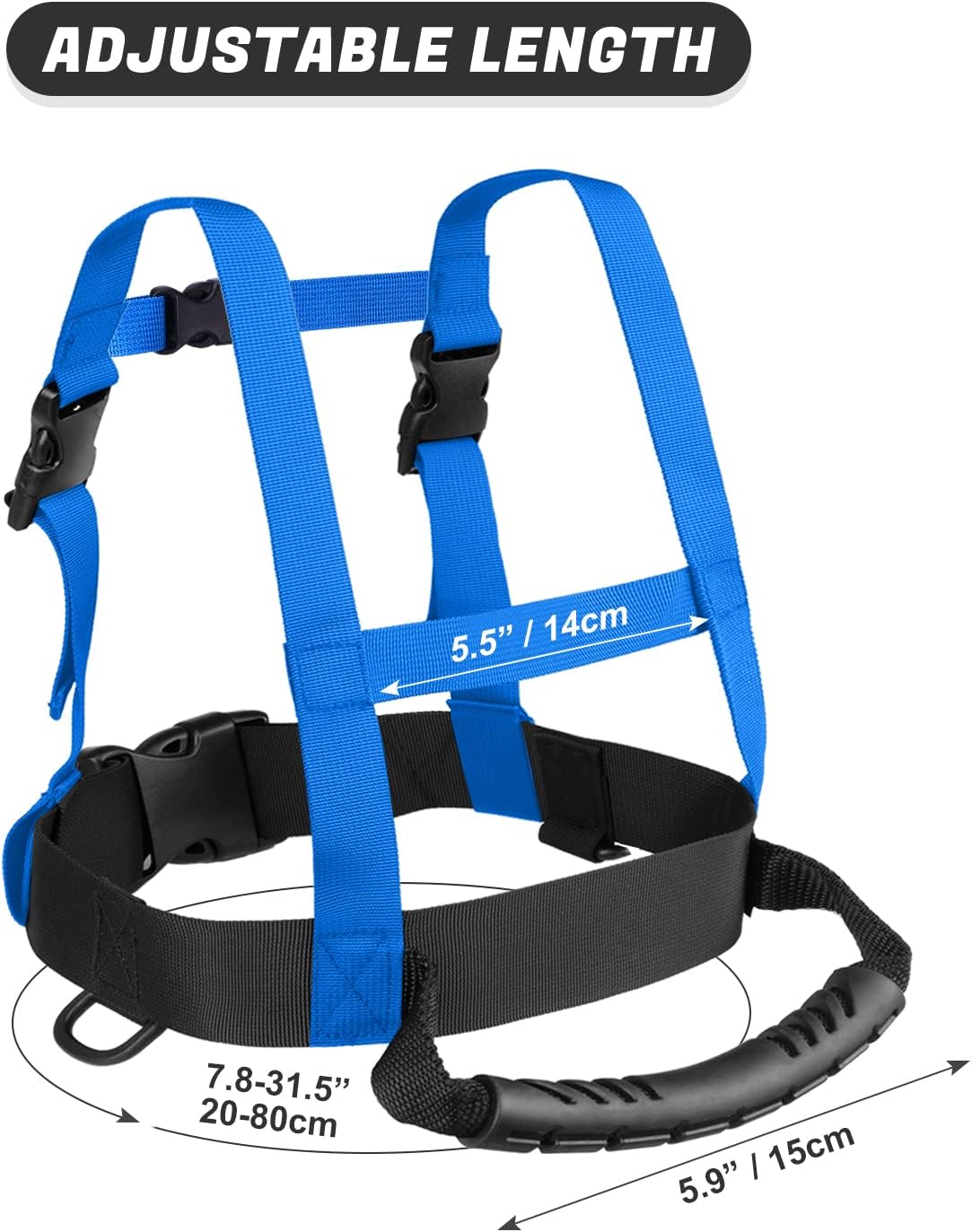 Odoland Kids Ski Snowboard Training Harness Toddler Skiing Harness with Removable Leash Speed Control Teaching for Beginners - Image 4