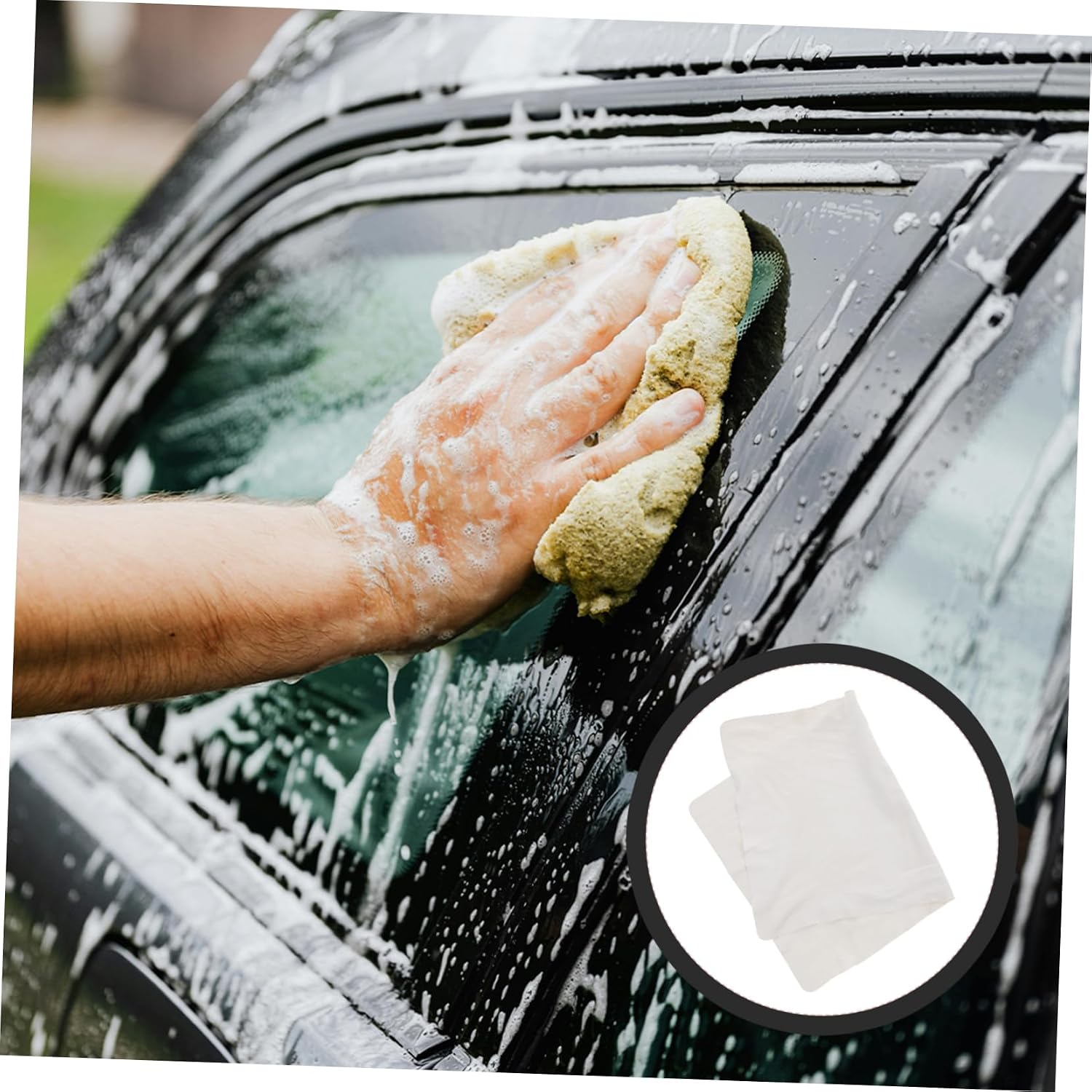 Zerodeko Car Drying Towel Cloth Ultra Absorbent Soft Drying Towel for Car Wash and Detailing Natural and Scratch Finish