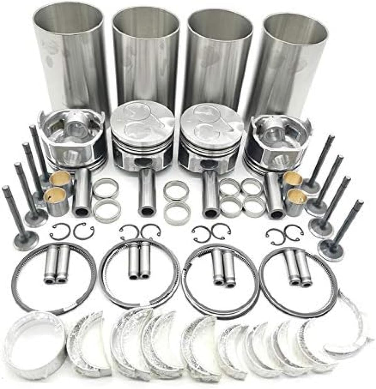 4JG2 Engine Overhaul Rebuild Kit Piston Liner Kit With Gasket Kit 8-97176-624-0 For Isuzu TCM Komatsu Hyster Forklift Truck