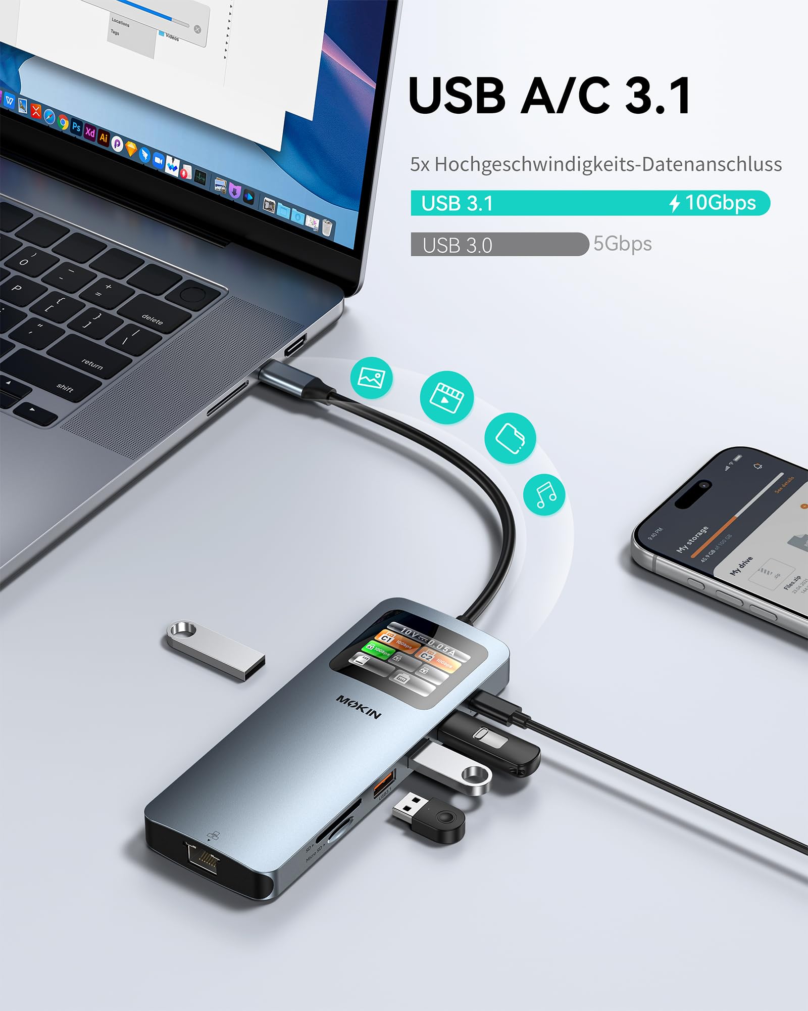 Stacja dokująca USB C