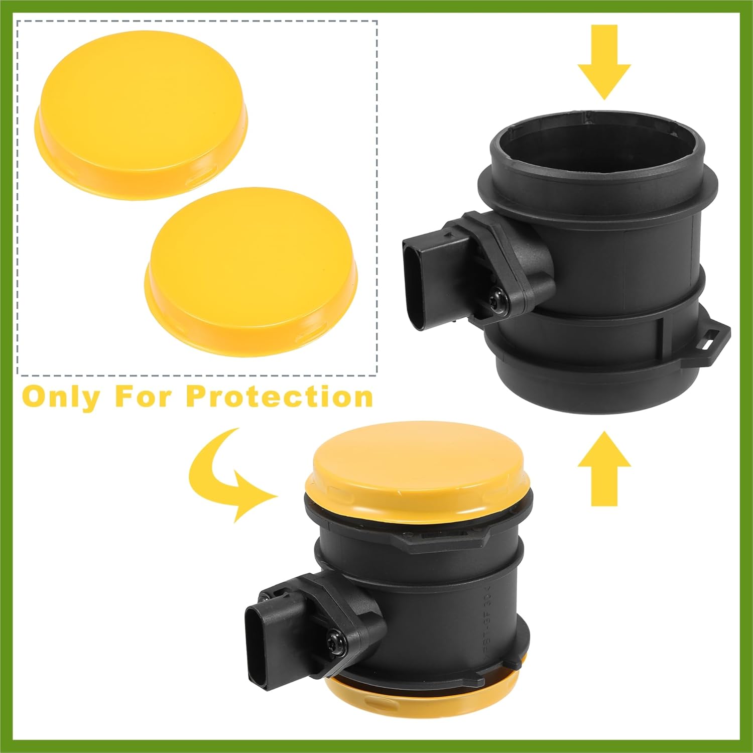 0280217810 Car Mass Air Flow Sensor Meter MAF Sensor Airflow Replacement for Mercedes-Benz SLK55 AMG 2005-2010 for Mercedes-Benz E500 2003-2006 Vehicle Components