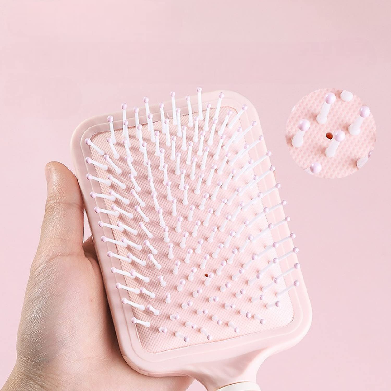 Kolorful 1 Paddle Brush for Detangling, Hair Combs Style Airbag Comb Plastic Hair Wave Brushes Blow-drying and Straightening - Professional Large Hair Brush (Briege) 3