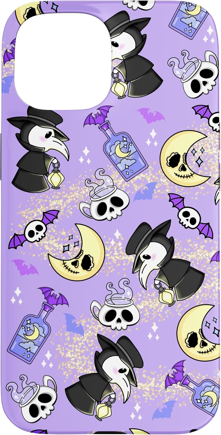 iPhone 14 Pro Whimsigoth Halloween Plague Doctor Witchy Spiritual Magical Case
