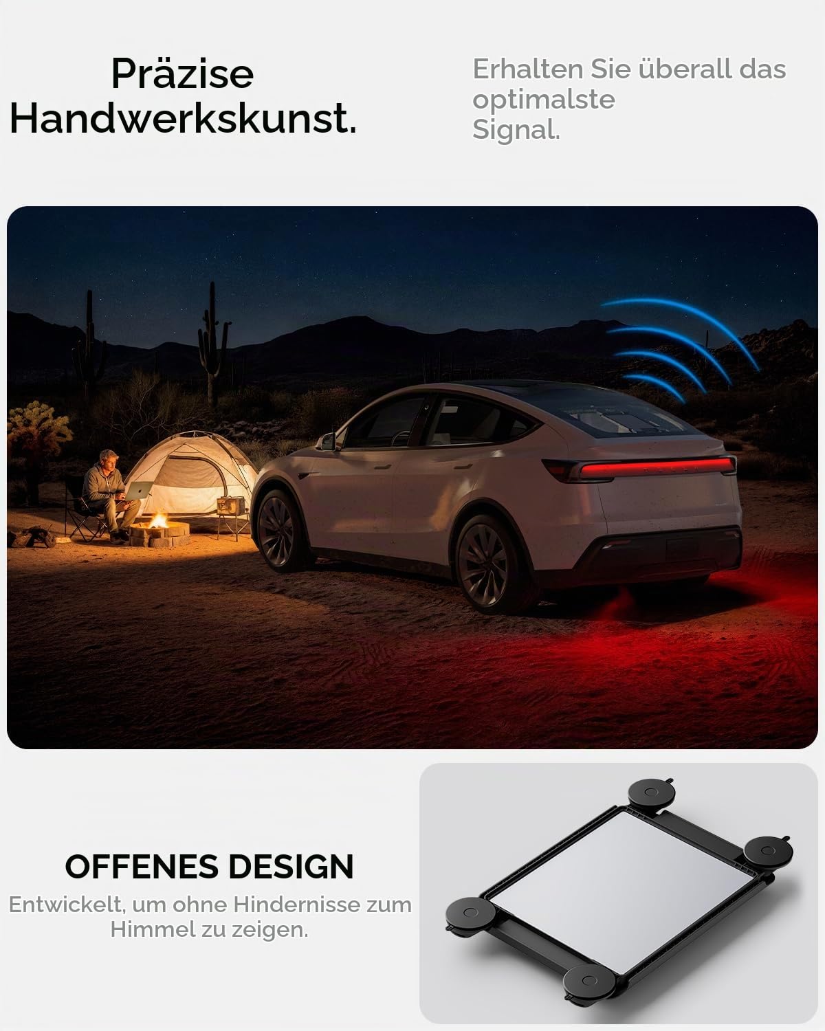 Spigen Starlink Mini Halterung [Starke Haftkraft bis 23 kg] Saugnapfhalterung mit Schnellverschluss-Design, Starlink Autohalterung für Autos, Wohnwagen, Booten, LKWs, Fenster, Glas und Schiebedach
