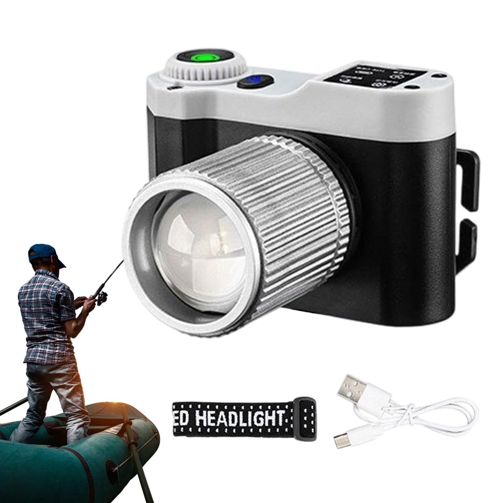 Lampe Frontale Lampe De Poche Capteur De Mouvement Étanche Campingsss