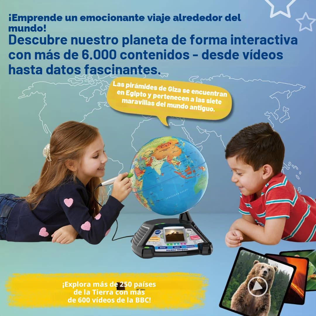 Vtech- Globo de Aprendizaje, Multicolor (80-605464)