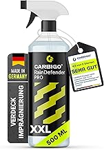 CARBIGO RainDefender Imprägnierspray 500 ml I Cabrioverdeck Imprägnierung + UV-Schutz I Imprägnierspray Textil, Leder, Schuhe I PFC-freie, vielseitig anwendbare Verdeck Imprägnierung, waterproof spray