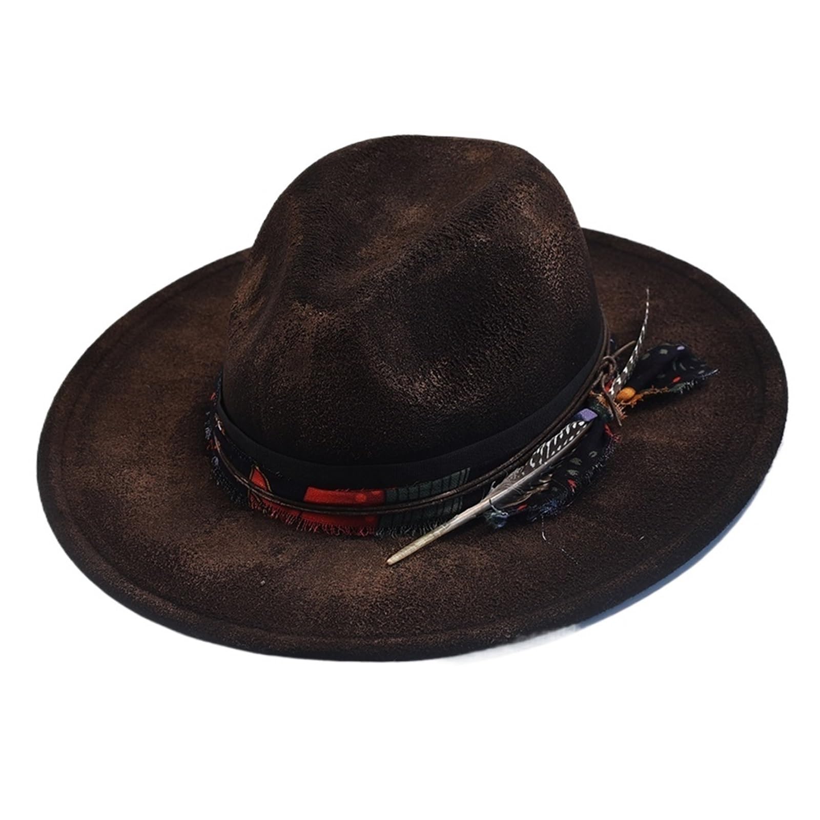 Handgemachter Wollfilz-Fedora-Hut im Vintage-Stil, Jazzhut, Gentleman-Partykleid-Kappe