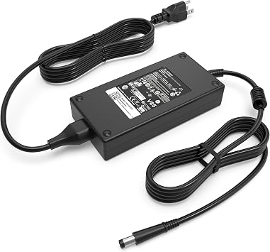 180W Power Adapter Replacement for Dell Dock WD19S | Compatible with Dell Dock WD25 WD15 WD19 WD19S WD19TB WD22TB4 SD25 D6000 SD25TB4 Business Laptop Thunderbolt Docking Station