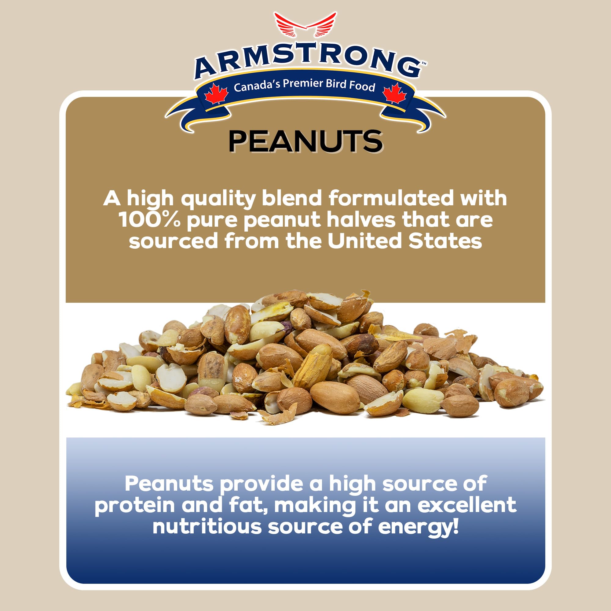 Armstrong Easy Pickens Peanuts 3.63kg, Medium 1 Piece