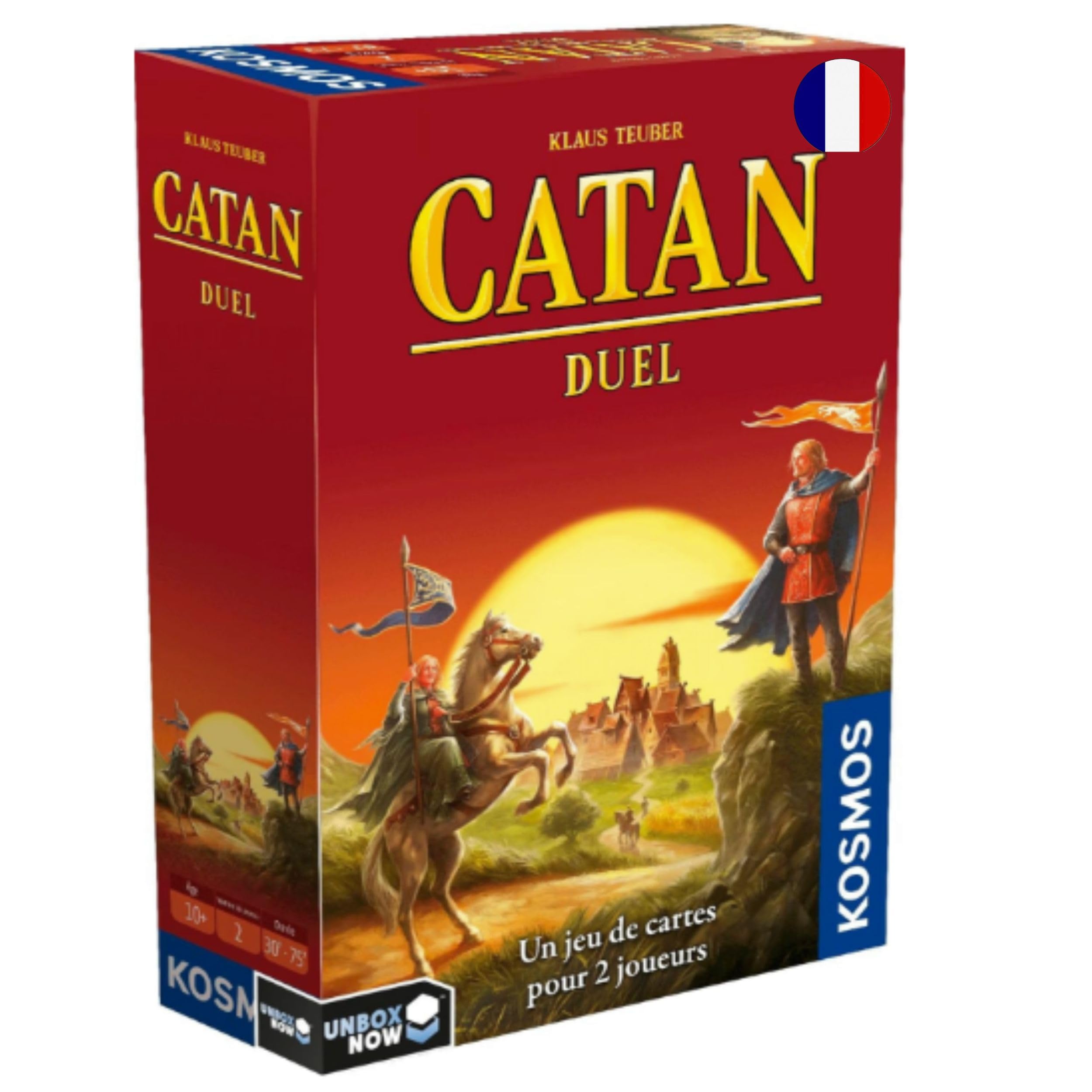 Catan: Das Duell – Gesellschaftsspiel Für 2 Spieler Ab 10 Jahren | Strategie-Aufbauspiel In Französischer Version Von Kosmos